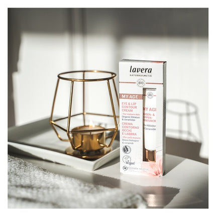 LAVERA - My Age Eye & Lip Contour Cream With Organic Hibiscus & Ceramides - For Mature Skin