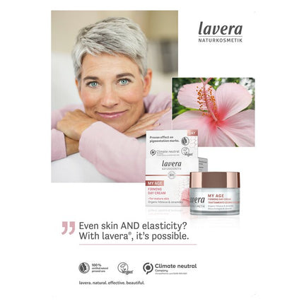 LAVERA - My Age Eye & Lip Contour Cream With Organic Hibiscus & Ceramides - For Mature Skin