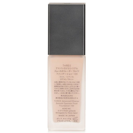 THREE - Advanced Ethereal Smooth Operator Fluid Foundation SPF40 30ml/1oz