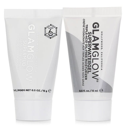 GLAMGLOW - Pore-Clearing & Minimizing Set: Supermud Clearing Treatment 15g + Superwatergel Moisturizer 15ml