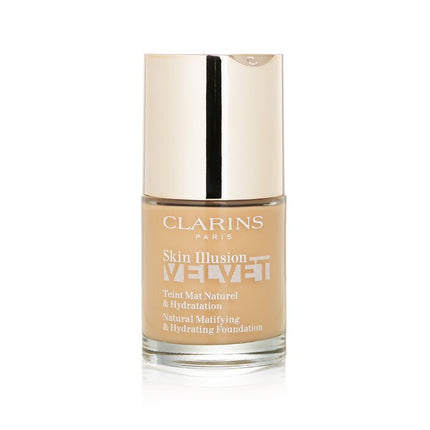CLARINS - Skin Illusion Velvet Natural Matifying & Hydrating Foundation 30ml/1oz