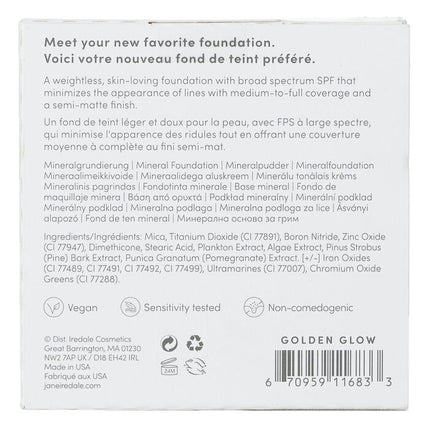 JANE IREDALE - PurePressed Base Mineral Foundation Refill SPF 20 9.9g/0.35oz