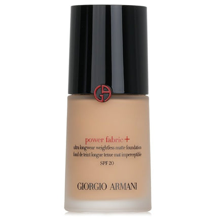 GIORGIO ARMANI - Power Fabric+ Ultra Longwear Weightless Matte Foundation SPF 20 30ml/1oz