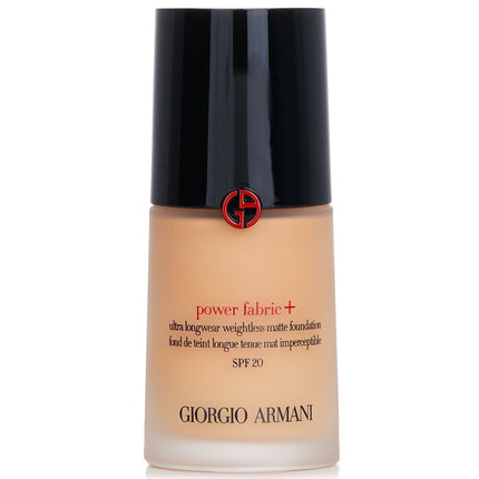 GIORGIO ARMANI - Power Fabric+ Ultra Longwear Weightless Matte Foundation SPF 20 30ml/1oz