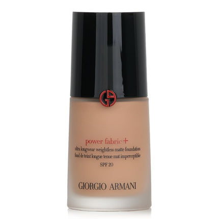 GIORGIO ARMANI - Power Fabric+ Ultra Longwear Weightless Matte Foundation SPF 20 30ml/1oz