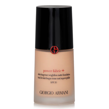 GIORGIO ARMANI - Power Fabric+ Ultra Longwear Weightless Matte Foundation SPF 20 30ml/1oz