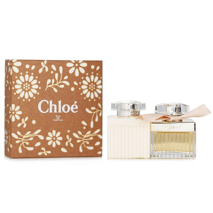CHLOE - Chloe Coffret: Eau De Parfum 50ml + Body Lotion 100ml