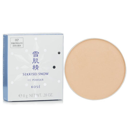 KOSE - Sekkisei Snow CC Powder Case With Sponge SPF 14 8g