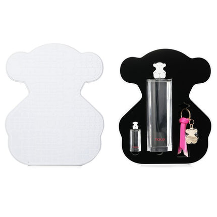 TOUS - Eau De Toilette Spray 90ml + Eau De Toilette 4.5 Ml + Key Ring