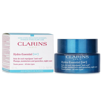 CLARINS - Hydra-Essentiel [HA²] Plumps, Moisturizes and Quenches Night Cream (For All Skin)