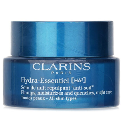 CLARINS - Hydra-Essentiel [HA²] Plumps, Moisturizes and Quenches Night Cream (For All Skin)