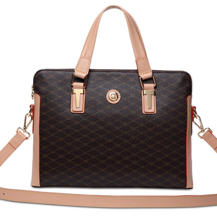 Misty Lexington Lady  Genuine Leather Office Bag  [Made in Italy]