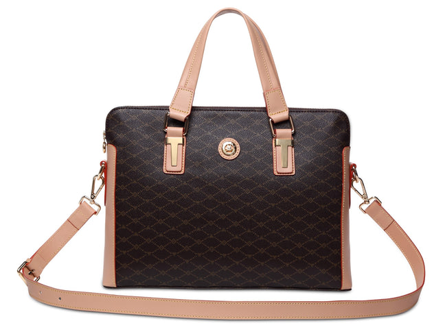Misty Lexington Lady  Genuine Leather Office Bag  [Made in Italy]