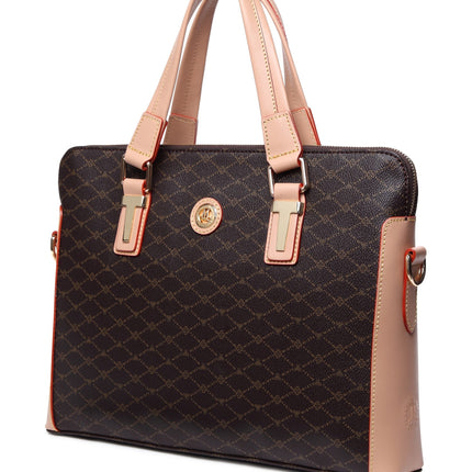 Misty Lexington Lady  Genuine Leather Office Bag  [Made in Italy]