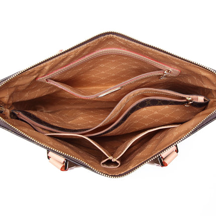 Misty Lexington Lady  Genuine Leather Office Bag  [Made in Italy]
