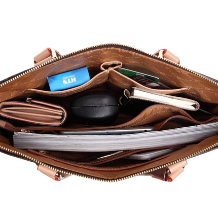 Misty Lexington Lady  Genuine Leather Office Bag  [Made in Italy]