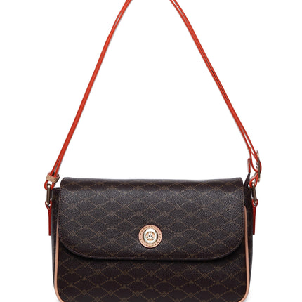 Misty Opulent Oasis  Genuine Leather Crossbody Bag  [Made in Italy]
