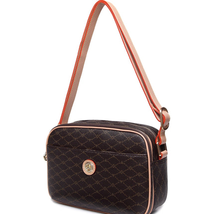 Misty Saphir  Genuine Leather Crossbody Bag  [Made in Italy]