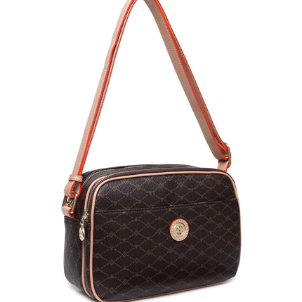 Misty Saphir  Genuine Leather Crossbody Bag  [Made in Italy]
