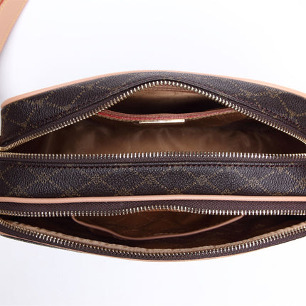 Misty Saphir  Genuine Leather Crossbody Bag  [Made in Italy]