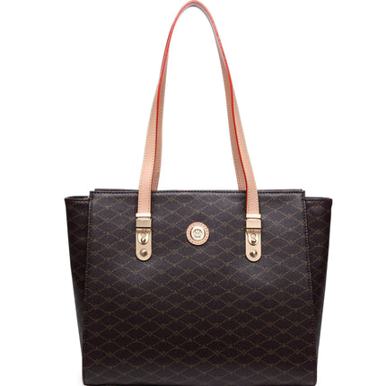 Misty Timeless Tresor  Genuine Leather Tote Bag  [Made in Italy]