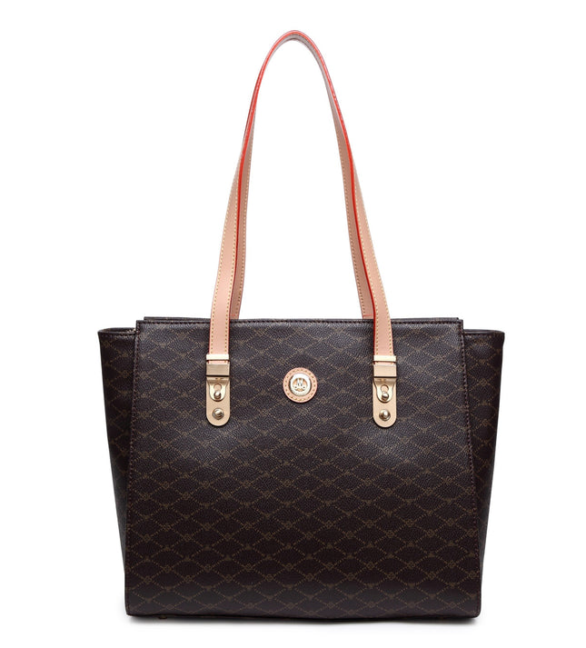 Misty Timeless Tresor  Genuine Leather Tote Bag  [Made in Italy]