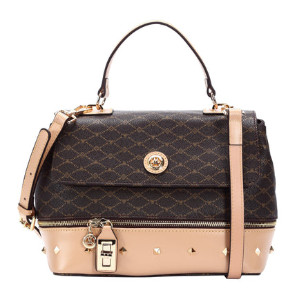 Misty Sovereign Chic  Genuine Leather Handbag  [Made in Italy]