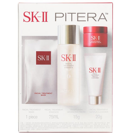 SK II - Best Seller Trial Kit: Facial Treatment Ess. 75ml+Facial Treatment Cleanser 20g+SKINPOWER Advanced Cream 15g+ F.T Mask 1
