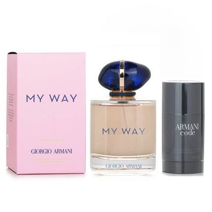 GIORGIO ARMANI - Giorgio Armani My Way Eau De Parfum Spray + Armani Code Deo Stick