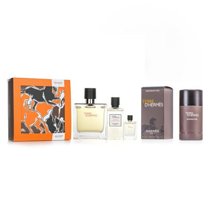 HERMES - Hermes Terre d'Hermes Pure Set + Terre d'Hermes Deodorant Stick