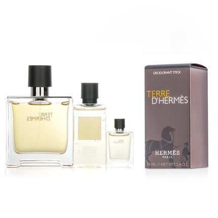HERMES - Hermes Terre d'Hermes Pure Set + Terre d'Hermes Deodorant Stick