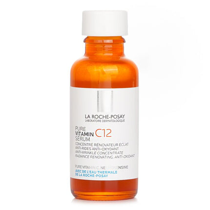 LA ROCHE POSAY - Pure Vitamin C12 Serum Anti Wrinkle Concentrate, Radiance Renovating, Anti-Oxidant