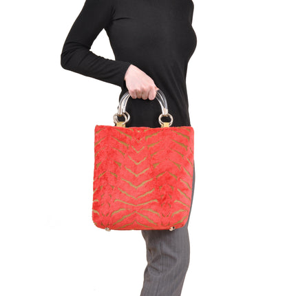 Magnetic Orange Small Tote