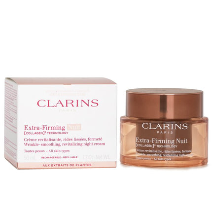 CLARINS - Extra Firming Creme Nuit Wrinkle Smoothing Revitalizing Night Cream (All Skin Type)