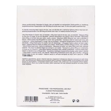 BABOR - HSR Lifting Face Mask + Neck & Decollete Sheet Mask