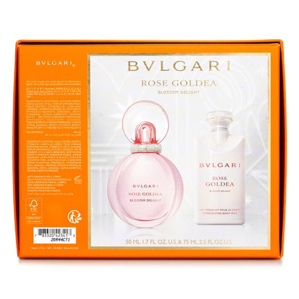 BVLGARI - Rose Goldea Blossom Delight Xmas Set: Eau De Parfum 50ml + Body Lotion 75ml