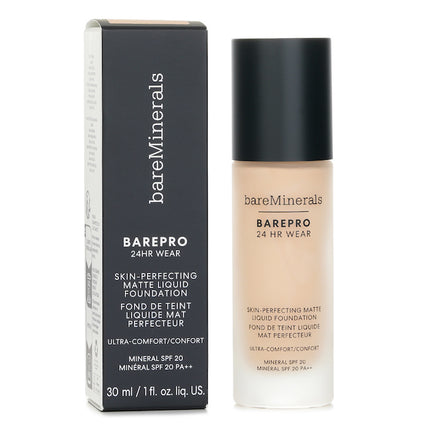 BAREMINERALS - BAREPRO 24HR WEAR Skin Perfecting Matte Liquid Foundation Mineral SPF 20 30ml/1oz