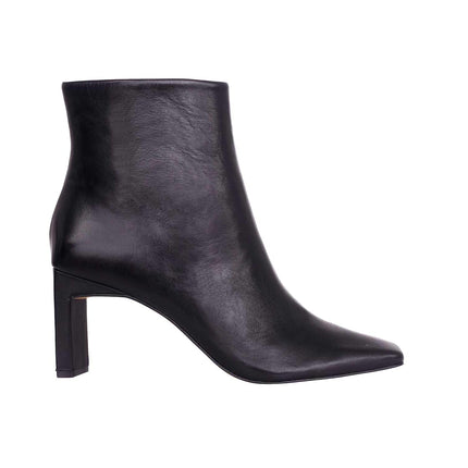 Senna Goat Olive Leather Boots – Block Heel