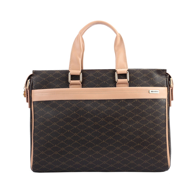 MISTY Savannah  Genuine Leather Office Bag  [Made in Italy]