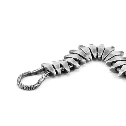 Delta Anchor Maxi Silver Chain Bracelet