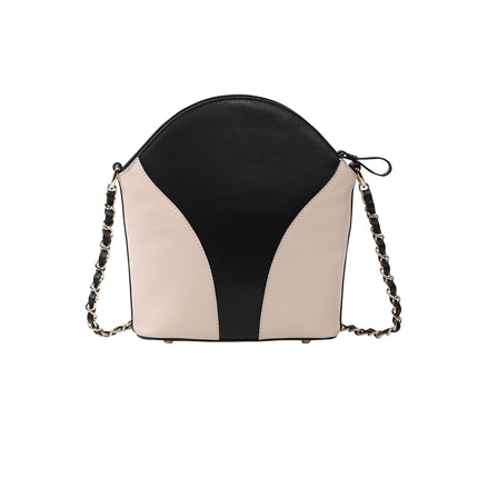 Feather Black Shoulder Bag