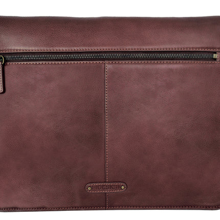 Aiden Leather Business Laptop Messenger Cross Body Bag