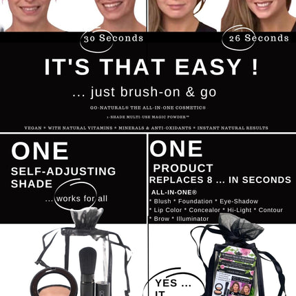 Wholesale Cases - Bundle Offers - GO-NATURAL® ALL-IN-ONE® Powder - Travel Gift Sets - LARGE