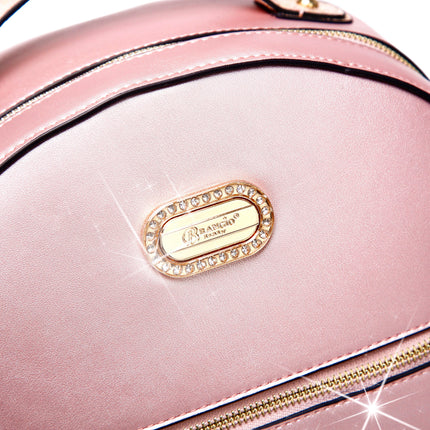 Twinkle Cosmos Floral Fashion Backpack + Wallet Set