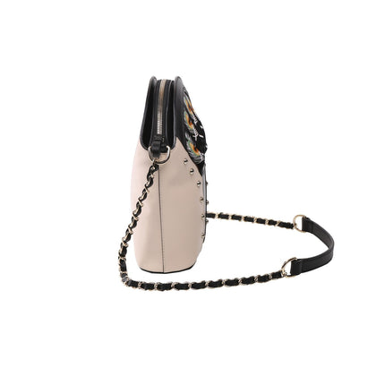 Feather Black Shoulder Bag