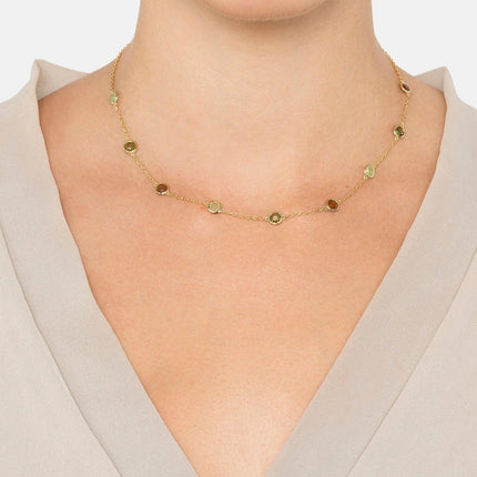 Sardinia Necklace Gold the Greens