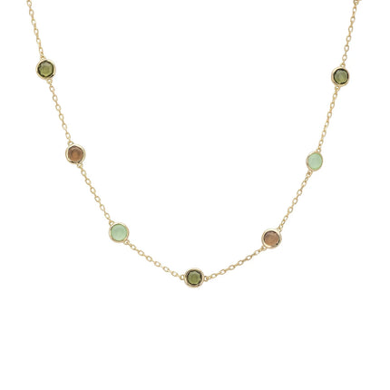 Sardinia Necklace Gold the Greens