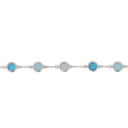 Sardinia Bracelet Silver the Blues