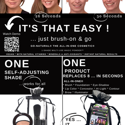 Wholesale Cases - Bundle Offers - GO-NATURAL® ALL-IN-ONE® Powder - Travel Gift Sets - LARGE