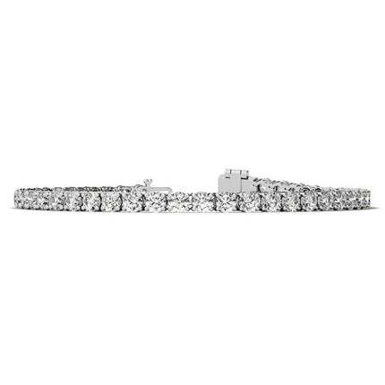 6.5 CTW Lab Grown Diamond (G/Vs) Tennis Bracelet in Choice of 14k White or Yellow Gold - AGI Certified